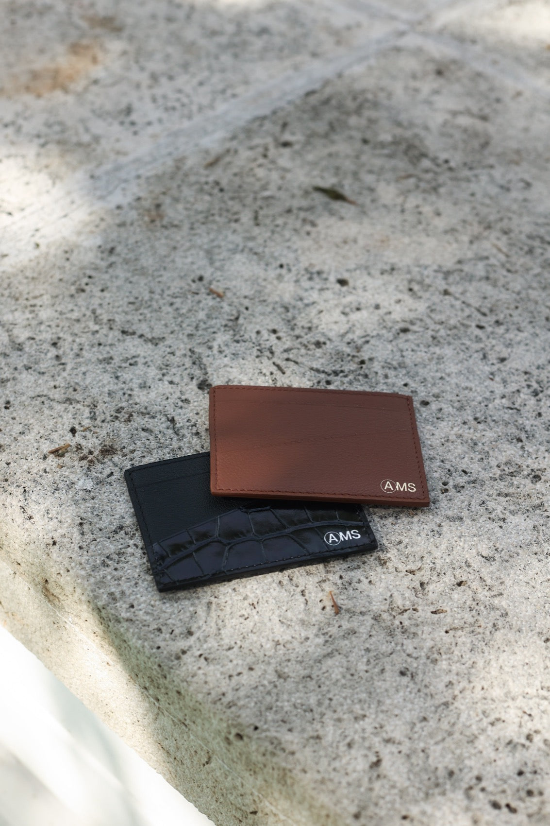 <transcy>CARLYLE Card holder-Caramel</transcy>