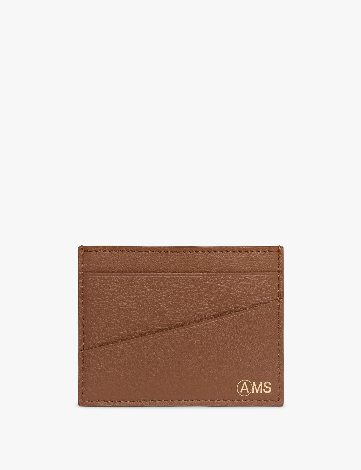 <transcy>CARLYLE Card holder-Caramel</transcy>