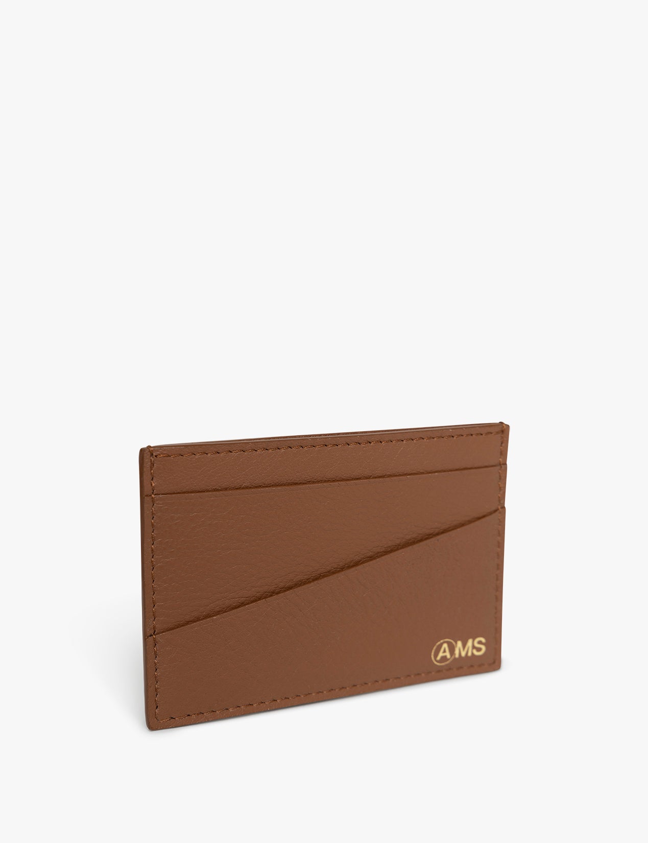 <transcy>CARLYLE Card holder-Caramel</transcy>