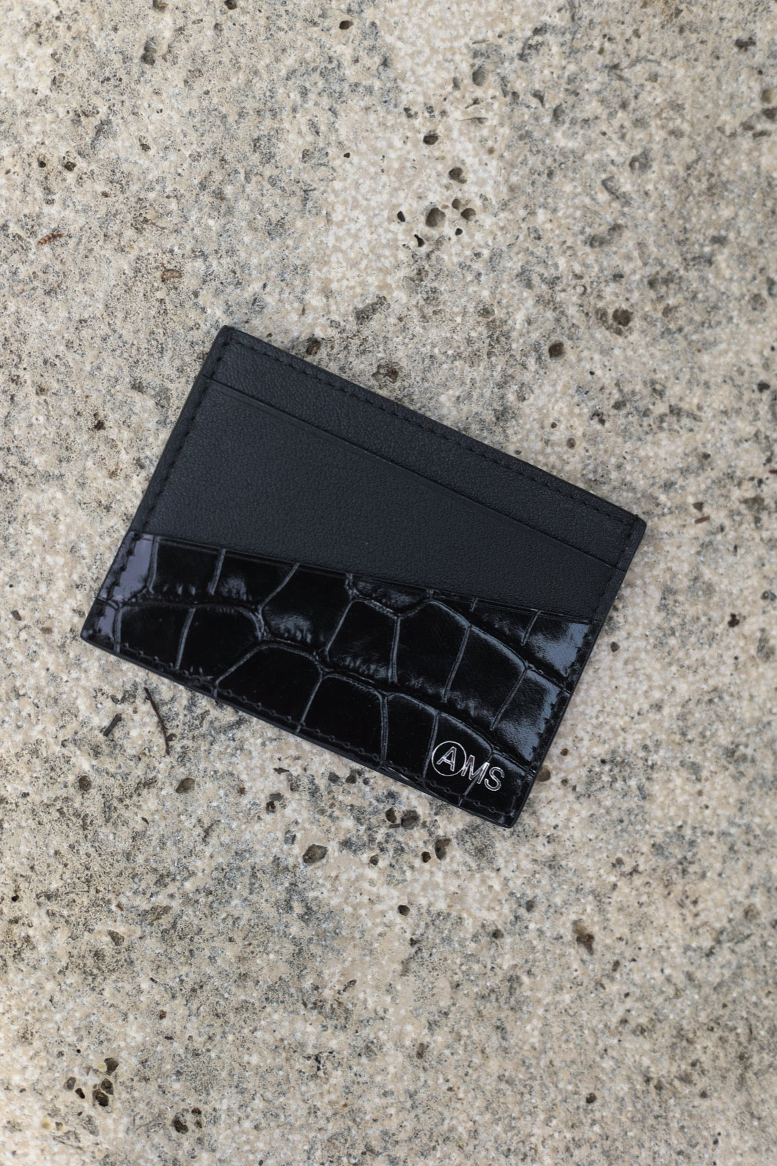 <transcy>CARLYLE Card holder-Black</transcy>